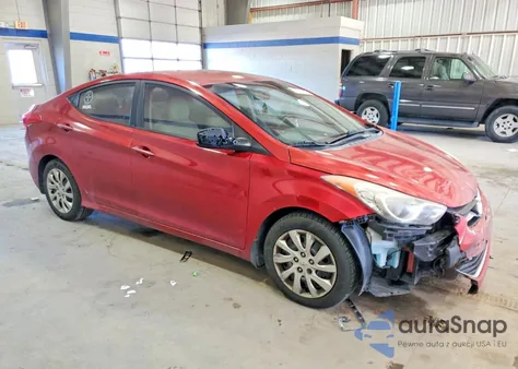 2012 Hyundai Elantra Gls z USA, uszkodzony, nr VIN KMHDH4AEXCU429828